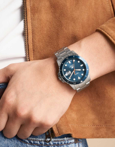 Ceasuri barbatesti, Ceas Fossil Blue Dive Three Hand Date FS6050, bb-shop.ro