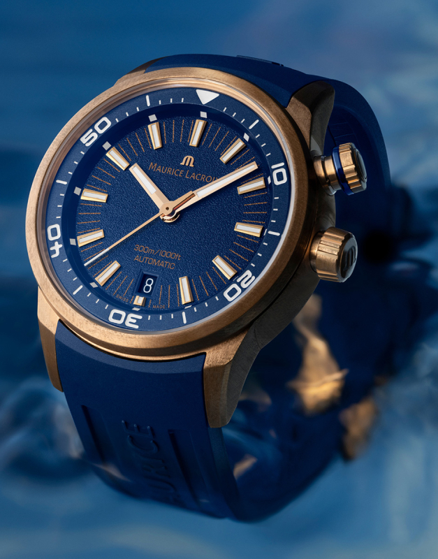 Ceas Maurice Lacroix Pontos S Diver 42mm set PT6248-BRZ0B-430-4