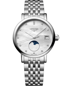 Ceasuri quartz, Ceas Longines - The Longines Elegant Collection Moonphase L4.330.4.87.6, bb-shop.ro