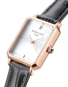 Ceasuri, Ceas Rosefield Octagon  XS Grey Leather OWGLR-O87, bb-shop.ro