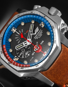 Ceasuri barbatesti set, Ceas Vostok Europe Atomic Age Oppenheimer Limited Edition 3000 YM86/640A696/LESTBRSISTBLU, bb-shop.ro