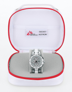 Ceasuri de Lux, Ceas Seiko Astron 5X Series GPS Solar Médecins Sans Frontières Limited Edition 800 SSH173J1, bb-shop.ro