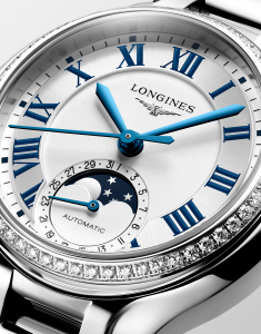 Ceasuri dama automatice, Ceas Longines PrimaLuna Moonphase Date Automatic L8.126.0.71.6, bb-shop.ro