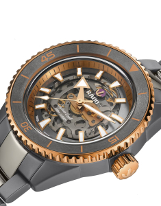 Ceasuri, Ceas Rado Captain Cook High-Tech Ceramic Skeleton R32148162, bb-shop.ro