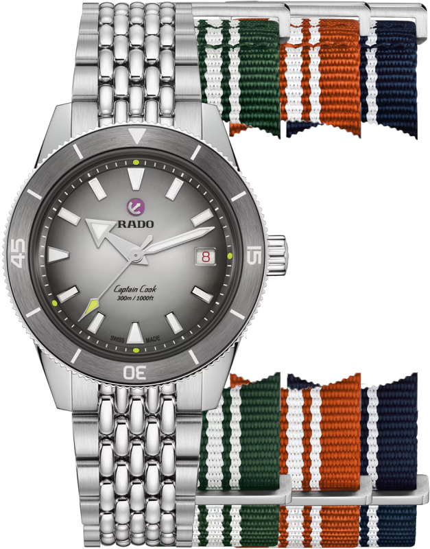 Ceas Rado Captain Cook X Tennis Limited Edition 1985 R32222108