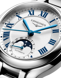 Ceasuri dama automatice, Ceas Longines PrimaLuna Moonphase Date Automatic L8.126.4.71.2, bb-shop.ro