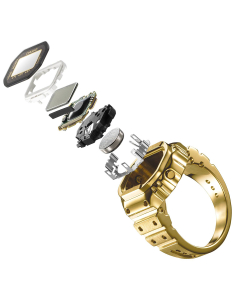 Ceasuri, Ceas Casio Collection Timeless Ring Watch CRW-001G-9ER, bb-shop.ro
