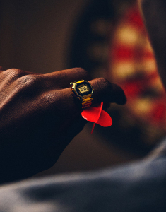 Ceasuri, Ceas Casio Collection Timeless Ring Watch CRW-001G-9ER, bb-shop.ro