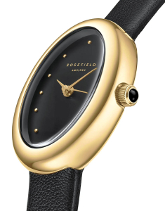 Ceasuri, Ceas Rosefield Oval Black Gold OVBGLG-OV18, bb-shop.ro