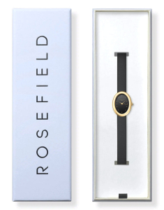 Ceasuri, Ceas Rosefield Oval Black Gold OVBGLG-OV18, bb-shop.ro