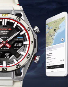 Ceasuri, Ceas Edifice Bluetooth Sospensione Honda Special Edition of the 60th Anniversary of the First Victory in F1 ECB-2300HR-1AER, bb-shop.ro