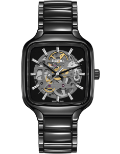 Ceasuri, Ceas Rado True Square Automatic Skeleton Diamonds R27124702, bb-shop.ro