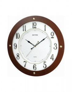 Ceas de perete Rhythm Wooden Wall Clocks CMG977NR06, 02, bb-shop.ro