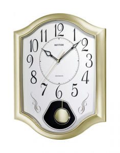 Ceas cu pendula Rhythm Wall Clocks CMJ494BR18, 02, bb-shop.ro