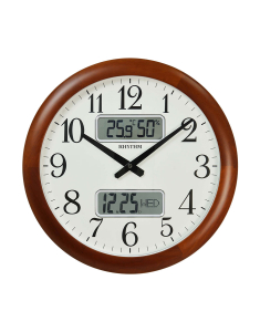 Ceas de perete Rhythm Wooden Wall Clocks Estado CFG901NR06, 02, bb-shop.ro