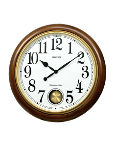 Ceas cu pendula Rhythm Wooden Wall Clocks CMJ579NR06, 02, bb-shop.ro