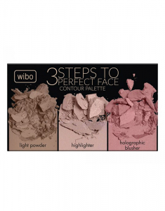 WIBO Paleta 3 Steps to Perfect Face 5901801611356, 002, bb-shop.ro