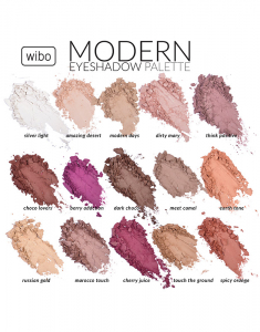 WIBO Paleta Modern Eyeshadow 5901801623854, 002, bb-shop.ro