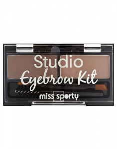 MISS SPORTY Kit Sprancene Studio Eyebrow 3607343874243, 02, bb-shop.ro