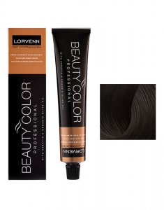 Cosmetice, LORVENN Beauty Color Tube Vopsea de Par 5.1 - Light Brown Ash 70ml 5201641530221, bb-shop.ro
