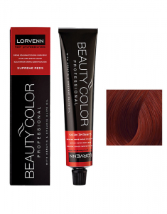 Cosmetice, LORVENN Beauty Color Supreme Red Tube Vopsea de Par 7.64 - Blond Red Copper 70ml 5201641671870, bb-shop.ro