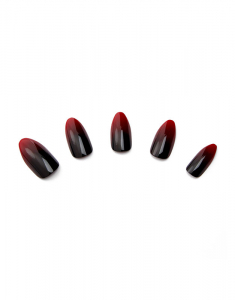 CLAIRE'S Unghii False Red&Black Ombre Stiletto 637439, 02, bb-shop.ro