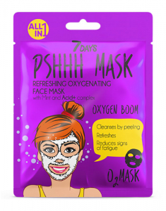 7 DAYS Masca de Fata Revigoranta Pshhh Mask Oxygen Boom 6940079074295, 02, bb-shop.ro