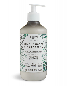 I LOVE Lotiune pentru Maini si Corp Naturals Lime, Ginger and Cardamon 5060849630009, 02, bb-shop.ro