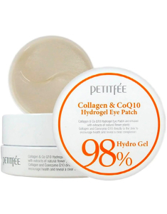 PETITFEE Collagen and CoQ10 Hydrogel Eye Patch, 60 buc 8809239800458, 02, bb-shop.ro