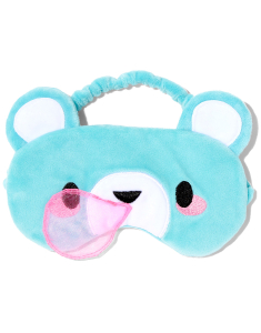 CLAIRE'S Blue Bubblegum Bear Sleeping Mask 048132, 02, bb-shop.ro