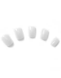 CLAIRE'S White Cloud Square Vegan Faux Nail Set 781757, 02, bb-shop.ro