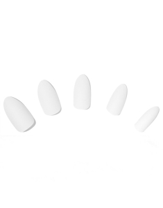 CLAIRE'S Matte White Stiletto Vegan Faux Nail Set 777813, 001, bb-shop.ro