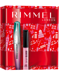RIMMEL LONDON Set Make-up Mascara Creion si Lac Unghii 3616304537301, 001, bb-shop.ro