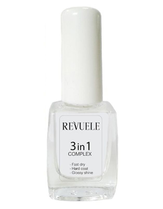 REVUELE Nail Therapy 3in1 Complex Fast Dry Hard Coat&Glossy Shine 3800225900935, 01, bb-shop.ro