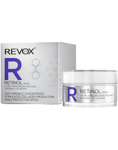 REVOX Crema pentru Fata cu Retinol si Protectie Solara SPF 20 5060565103771, 001, bb-shop.ro