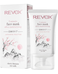 REVOX Japanese Ritual 3 Minute Ultra Moisturizing Face Mask 5060565105300, 001, bb-shop.ro