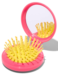 CLAIRE'S Dippin' Dots® Pop-Up Hair Brush 957175, 02, bb-shop.ro