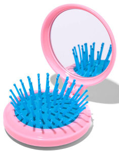 CLAIRE'S Charms® Fluffy Stuff Cotton Candy Pop-Up Hair Brush 956748, 02, bb-shop.ro