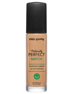 MISS SPORTY Naturally Perfect Match Foundation 3616303417611, 02, bb-shop.ro