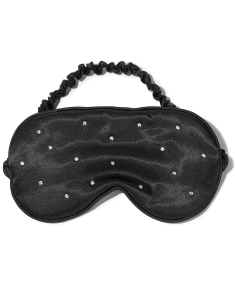 CLAIRE'S Black Bling Satin Sleeping Mask 180455, 02, bb-shop.ro