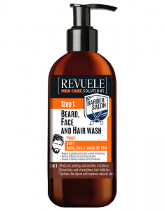 REVUELE Men Care Barber 3in1-Beard, Face & Hair Wash 5060565100701, 02, bb-shop.ro