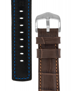 Curele si Bratari Ceasuri, Curea cu catarama Hirsch Alligator embossed Grand Duke 02528010-2-24, bb-shop.ro