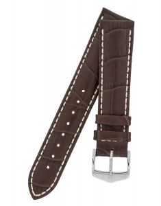 Curele si Bratari Ceasuri, Curea cu catarama Hirsch Exotic embossed Leather Modena 10302810-2-24, bb-shop.ro