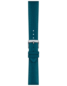 Curea/bratara ceas Tissot Official Turquoise Leather Strap 18mm