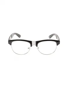 Ochelari de soare Claire's Black Retro Silver Taped Nerd Glasses 91563, 001, bb-shop.ro