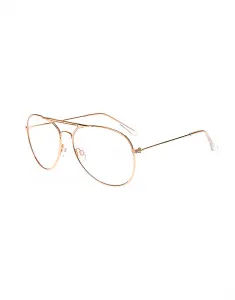 Ochelari de soare Claire's Rose Gold Metal Aviator Glasses 2215, 02, bb-shop.ro